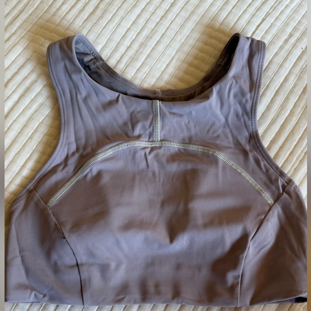 Lululemon Athletica Light Purple High Neck Sports Bra